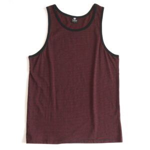 YAGO Men's Casual Tank Top Shirt for Indoor & Outdoor (Red/EA5)